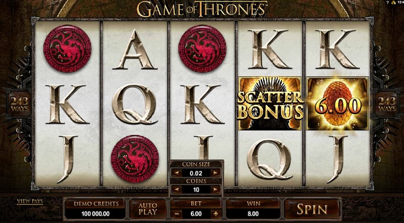 Слот Game of Thrones 243 Ways від Microgaming